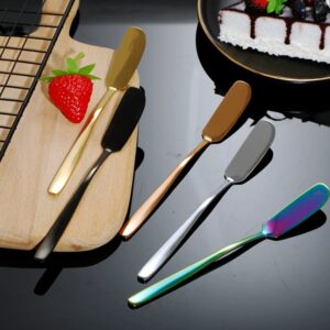 304 Stainless Steel Long Handle Korean Butter Spreader, Jam & Cream Decorating Knife