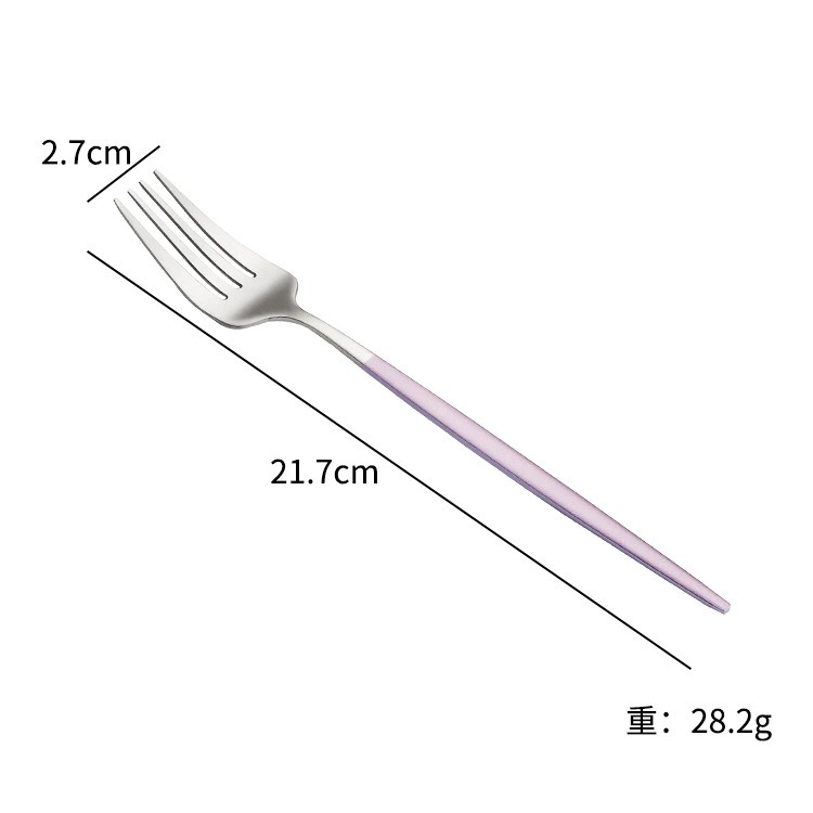 Nordic Western Stainless Steel Portuguese Cutlery Set, Black Gold Steak Knives, Forks and Spoons - Image 3