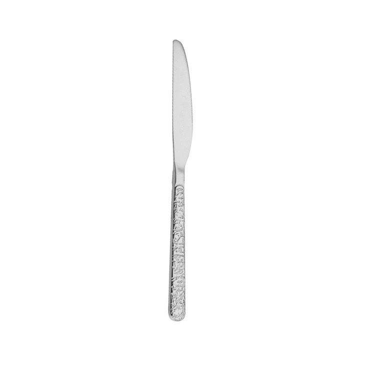 Creative Embossed Stone Grain Stainless Steel Cutlery Set, Western Steak Knives for Hotel & Home Use, Dessert Forks and Spoons - Image 5