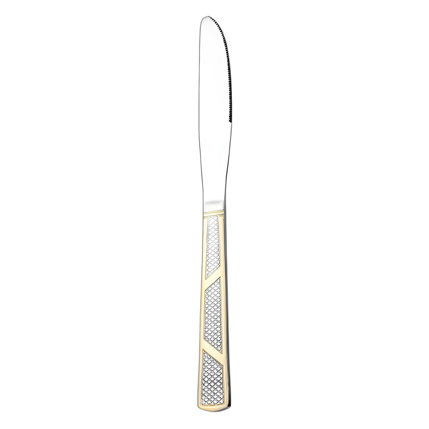 High-End Gold Plated Stainless Steel Western Cutlery Set, Dinner Knives, Spoons and Forks - Image 4