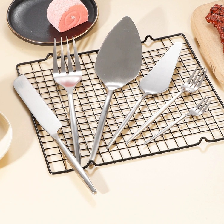 Satin Polish Portugal Stainless Steel Western Cutlery, Dinner & Dessert Spoon Baking Tableware Set - Image 3