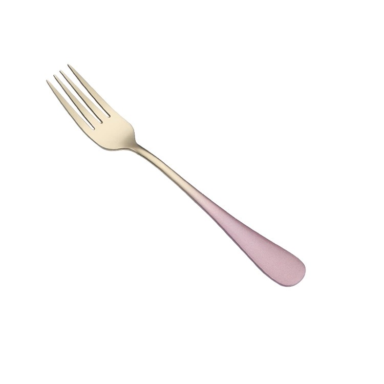 1010 Stainless Steel Gradient Cutlery 4-Piece Set, Titanium Plated Western Steak Knives, Forks and Spoons - Image 6