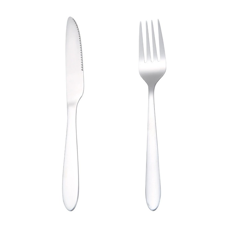 Stainless Steel Steak Knife Fork Set, Western Tableware for Hotel Restaurant Gifts - Image 6