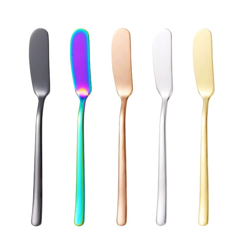 304 Stainless Steel Long Handle Korean Butter Spreader, Jam & Cream Decorating Knife - Image 5