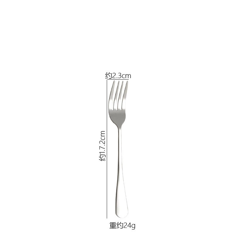 1010 Stainless Steel Western Cutlery, Thickened Hotel Tableware, Steak Knives, Forks, Dessert Spoons & Forks, Household Rice Spoons, Custom Logo Available - Image 6
