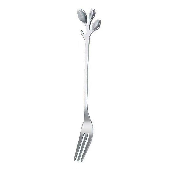 304 Stainless Steel 2-Tine Fruit Fork, Creative Western Cake Dessert Fork for Hotel - Image 7