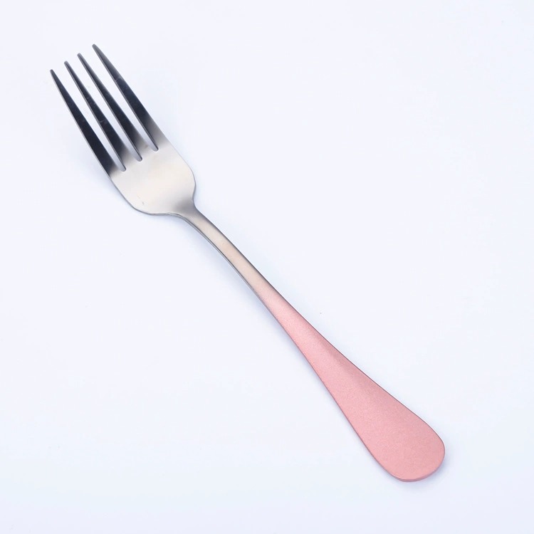 1010 Stainless Steel Gradient Cutlery 4-Piece Set, Titanium Plated Western Steak Knives, Forks and Spoons - Image 7