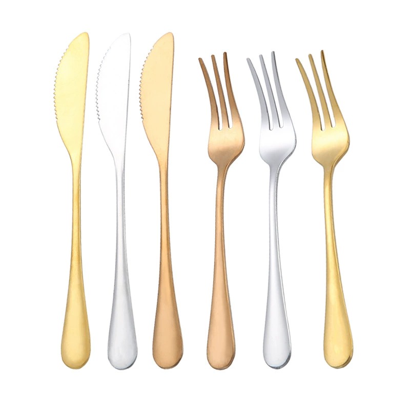Waist Shaped Stainless Steel Mooncake Knife Fruit Fork, Home Gift Cutlery - Image 5