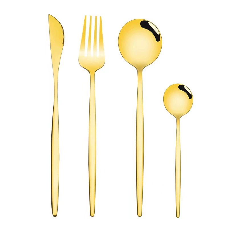 304 Stainless Steel Portugal Cutlery, Practical Western Knife Fork Spoon for Home Travel - Image 6