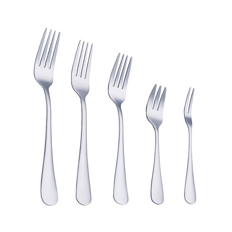 Custom Processed Stainless Steel Western Forks, Household Kids Forks, Creative Long Handle Fruit Forks & Adult Dinner Forks - Image 4
