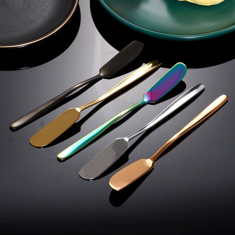 304 Stainless Steel Long Handle Korean Butter Spreader, Jam & Cream Decorating Knife - Image 4