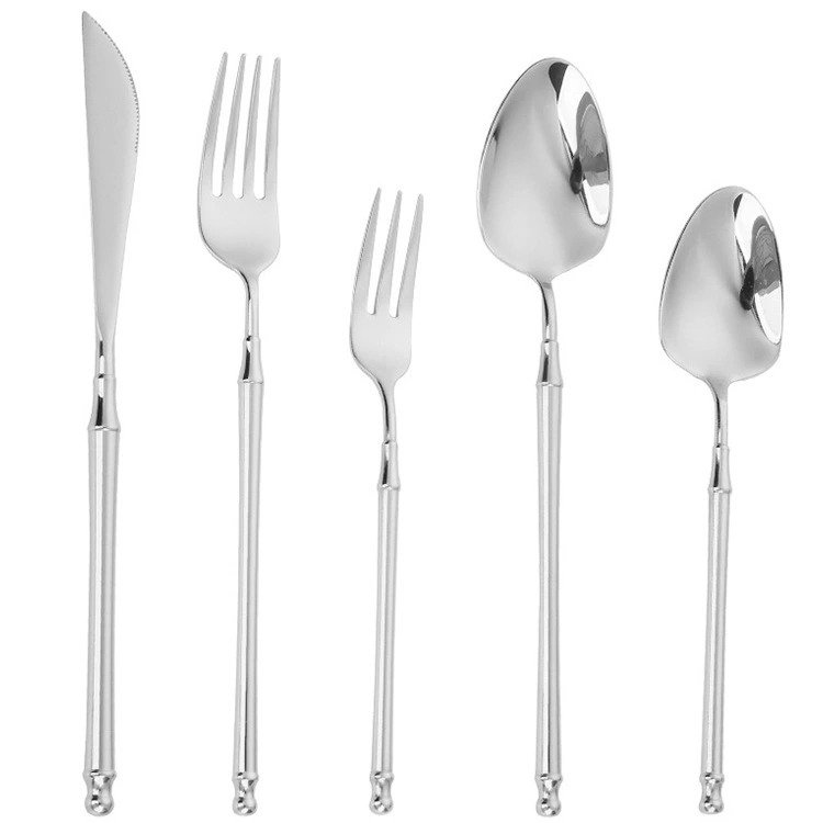 Elegant Pearl 304 Stainless Steel Cutlery Set, Western Steak Knives & Forks, Coffee Stirring Spoons Wholesale - Image 4