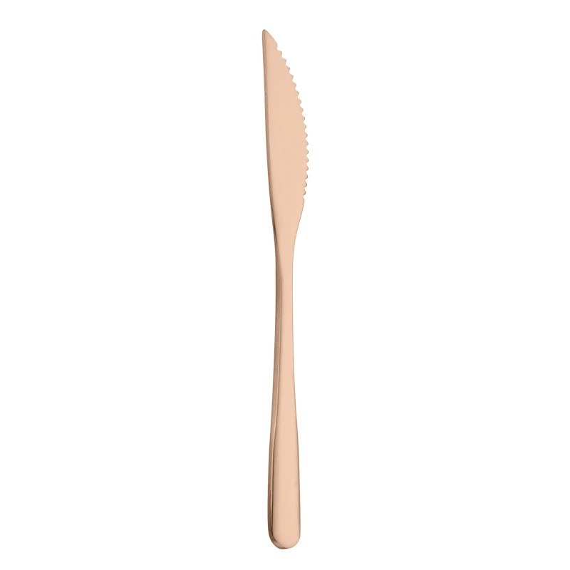 Gold Stainless Steel Mooncake Knife Fork, Creative 2-Tine Fruit Dessert Mini Fork - Image 9