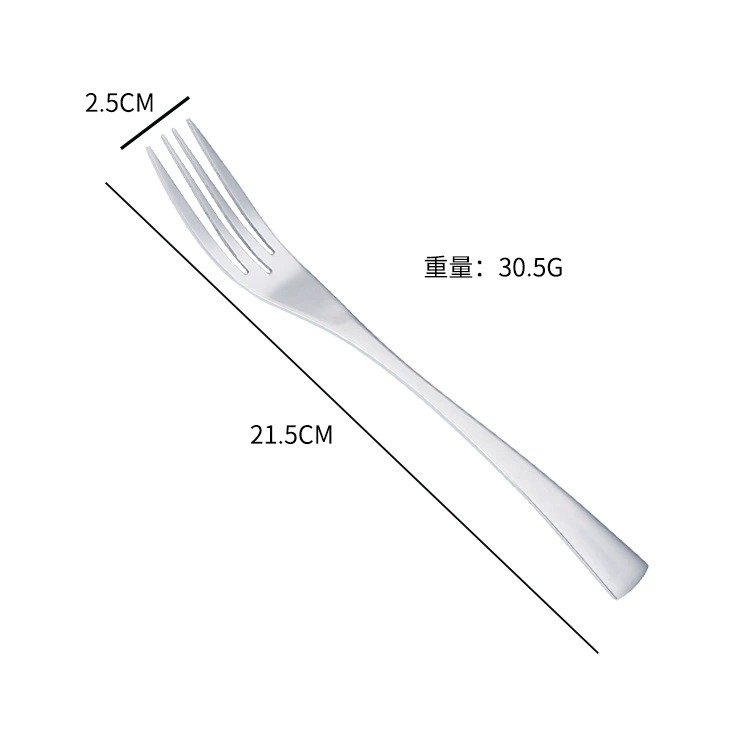 Duke Series Mirror Polished Stainless Steel Western Cutlery, Fish Tail Shape Steak Knives, Forks and Spoons - Image 6