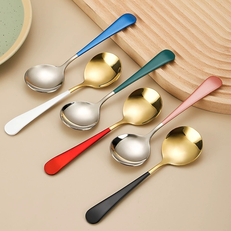 2Pcs Viral 304 Stainless Steel Spoon Chopstick Set, Portable Essential Cutlery for Travel Home Use - Image 5