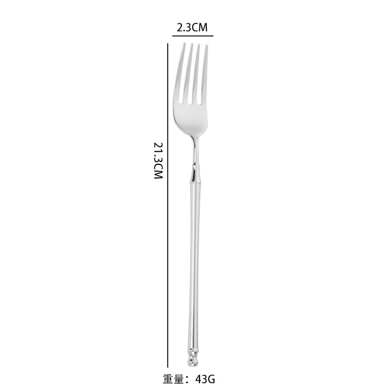 Elegant Pearl 304 Stainless Steel Cutlery Set, Western Steak Knives & Forks, Coffee Stirring Spoons Wholesale - Image 6