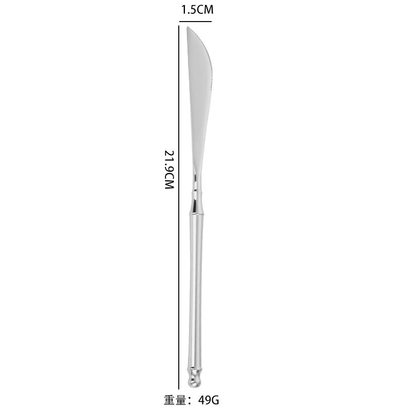 Elegant Pearl 304 Stainless Steel Cutlery Set, Western Steak Knives & Forks, Coffee Stirring Spoons Wholesale - Image 5